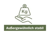 Außergewöhnlich stabil