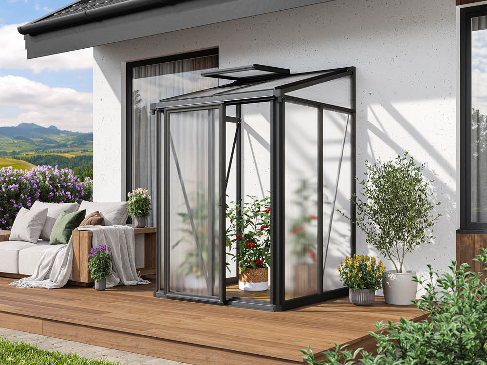 Gewächshaus FLORA 22, BxT: 137 x 132 c... Gewächshaus FLORA 22, BxT: 137 x 132 c...