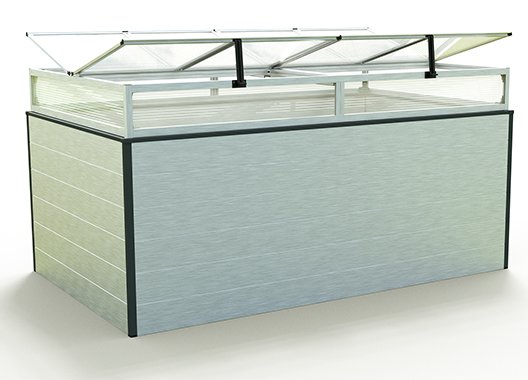 Hochbeet - Alu  195x119x77 cm, MADE IN A...