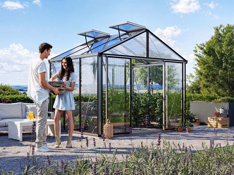 Gewächshaus ASTERIA 21 – ALLTOP (Größe: 311 x 235 cm)