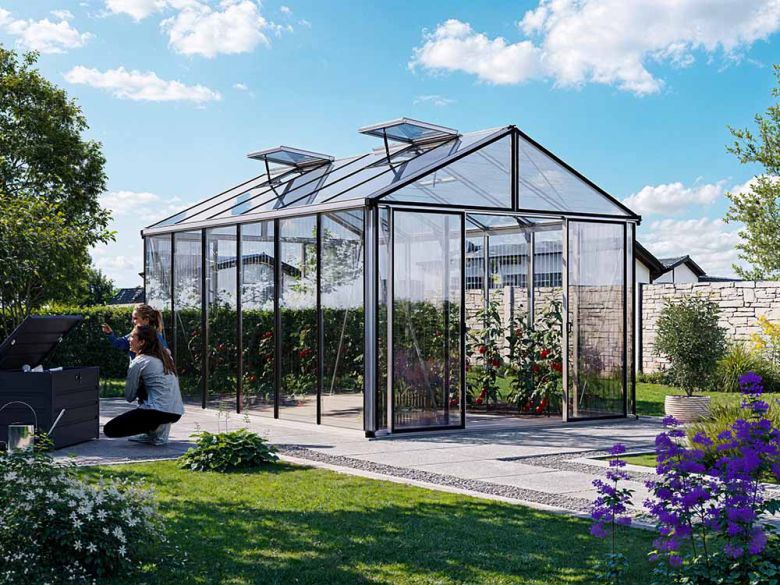 Gewächshaus ASTERIA 24 – ALLTOP (Größe: 311 x 460 cm)