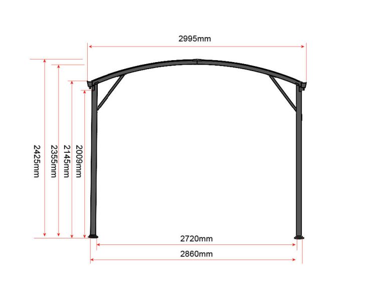 Carport Claudio - Anthrazit
