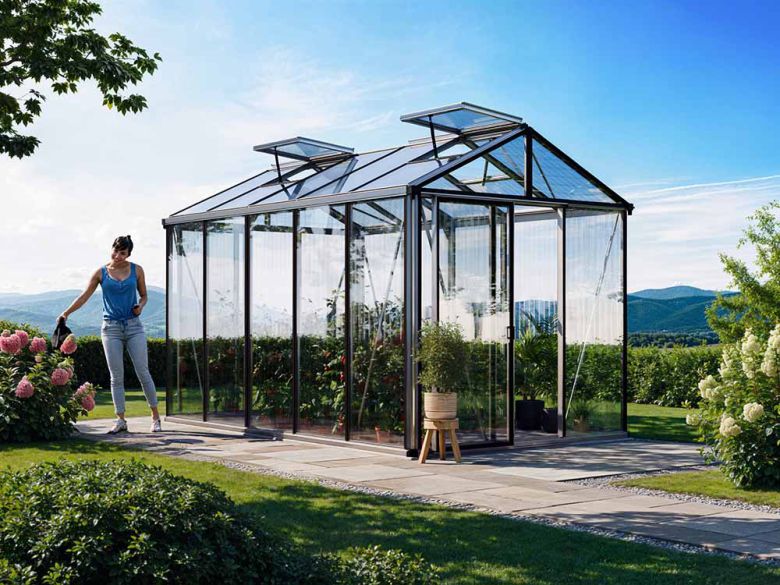 Gewächshaus DIAMAS 23 – ALLTOP (Größe: 235 x 385 cm)