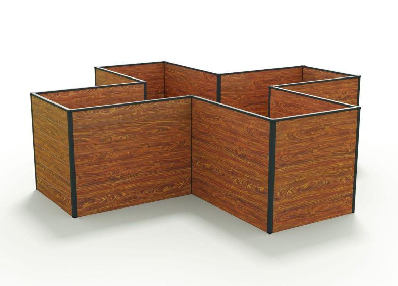 Hochbeet Elisabeth-Holzoptik 225