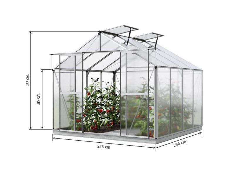 Gewächshaus ORCHIDEE 4-Aktionsset - XL