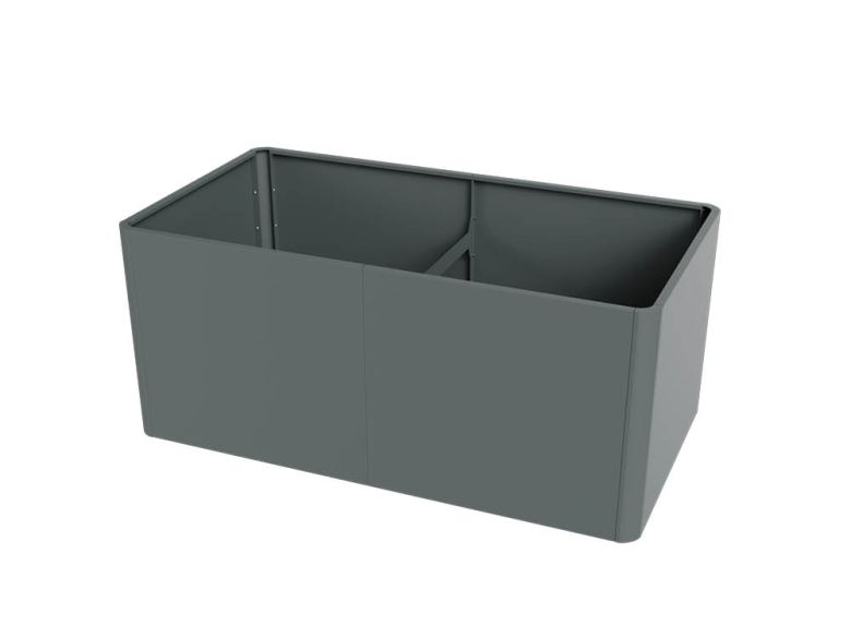 Hochbeet Mario 1910 XL Anthrazit, inkl. Wühlmausgitter