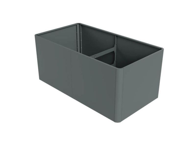 Hochbeet Mario 1910 XL Anthrazit, inkl. Wühlmausgitter