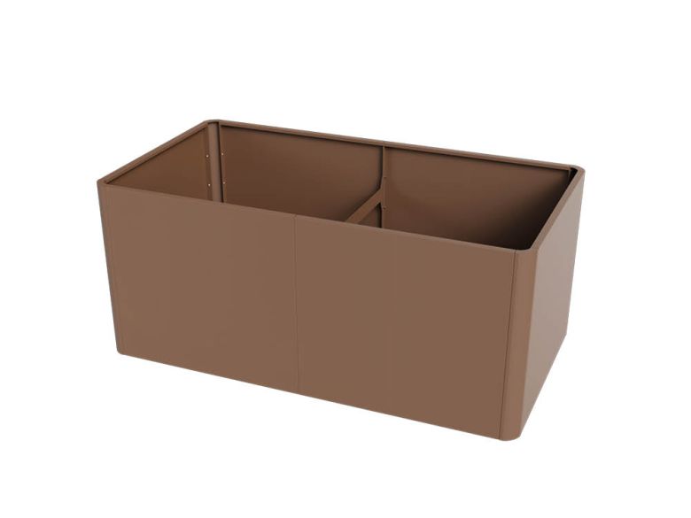 Hochbeet Mario 1910 XL Sepiabraun, inkl. Wühlmausgitter