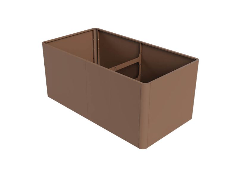 Hochbeet Mario 1910 XL Sepiabraun, inkl. Wühlmausgitter