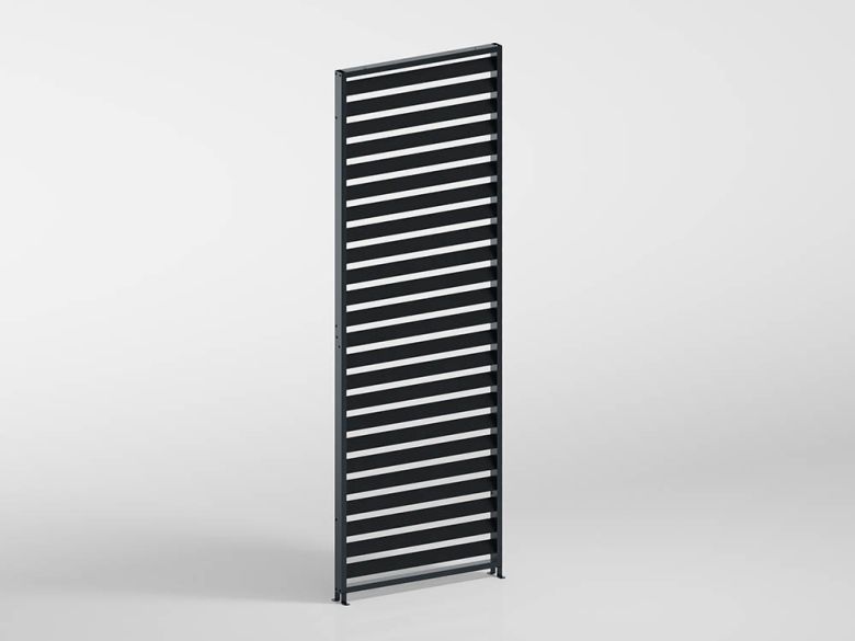 Lamellenwand 79 - für Wand 350 cm