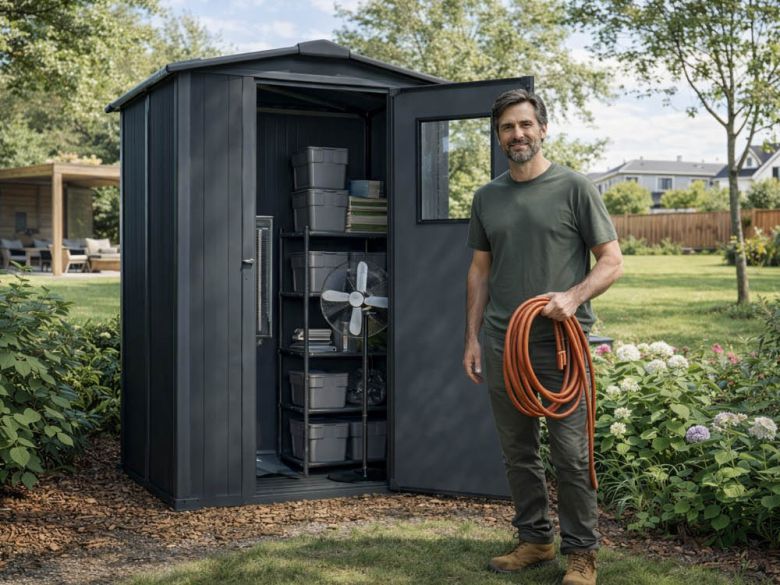 Kunststoffgerätehaus Lara 1310