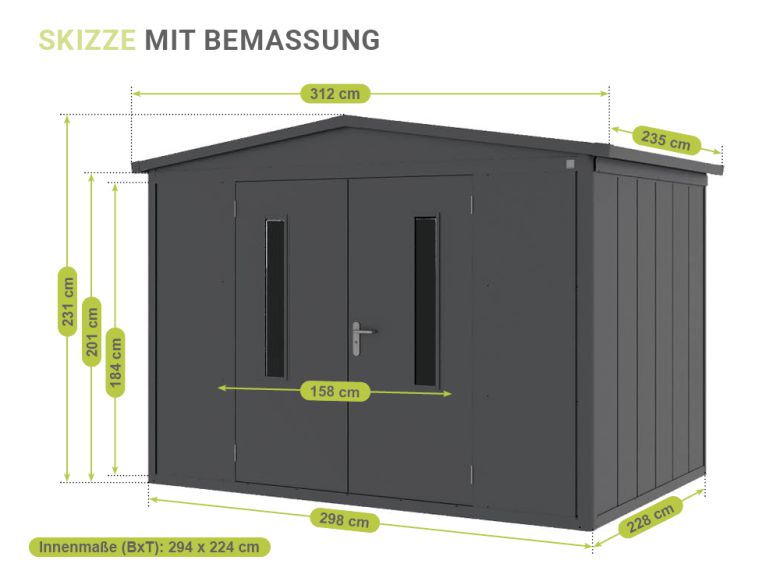 Gerätehaus Hugo 3023