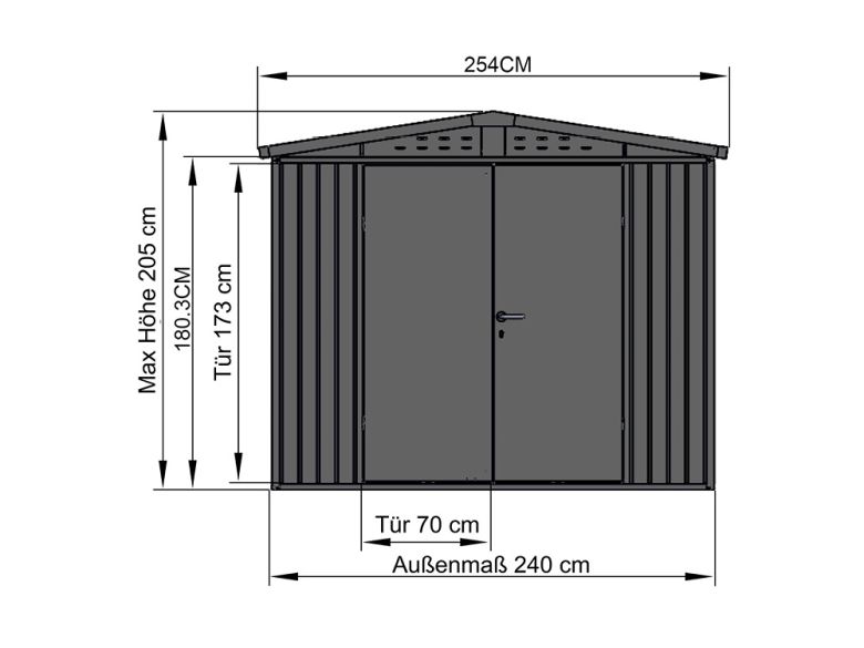 Gerätehaus Mia 2418