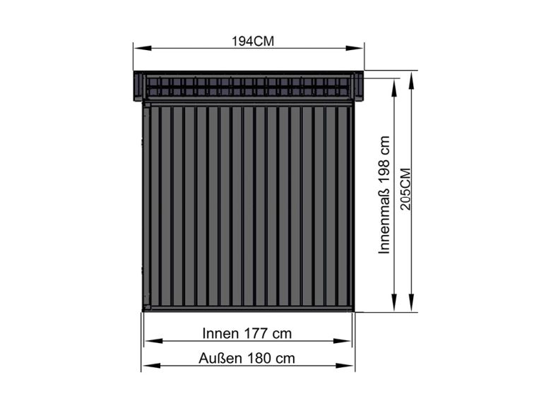 Gerätehaus Mia 2418