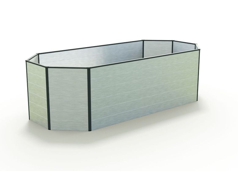 Hochbeet Sonja-Aluminium Natur 219