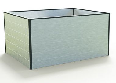 Hochbeet Christina 150 x 119-Aluminium Natur
