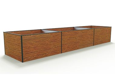 Hochbeet Daniela 490-Holzoptik-Breite: 119 cm