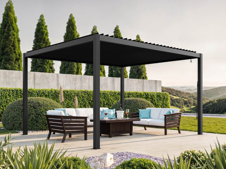 Pergola 389 x 350 cm - Anthrazit