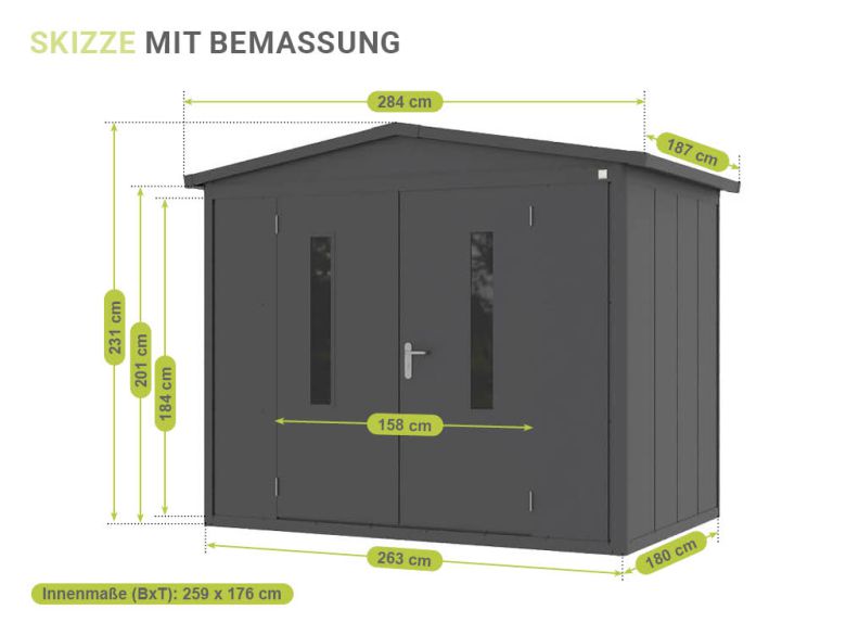 Gerätehaus Hugo 2618