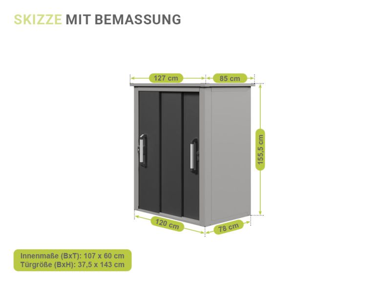 Geräteschrank Leona 1208 L