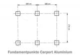 Carport Aluminium anthrazit RAL 7016