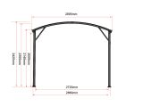 Carport Claudio - Anthrazit