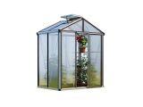 Gewächshaus COMPACT 2-Aktionsset - Profi 2-Standardfarbe Aluminium Natur