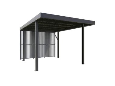 Lamellenwand vertikal 100 - für Wand 310 cm