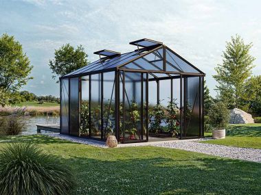 Gewächshaus Profi  ASTERIA 23 - Light - Standardfarbe Alumin