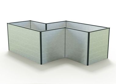 Hochbeet Erika-Aluminium Natur