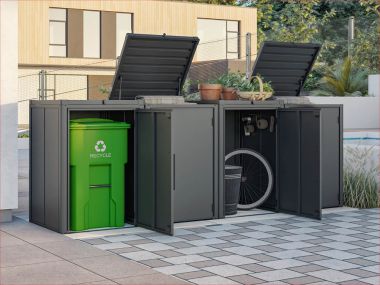 Mülltonnenbox Greta-4er-Set