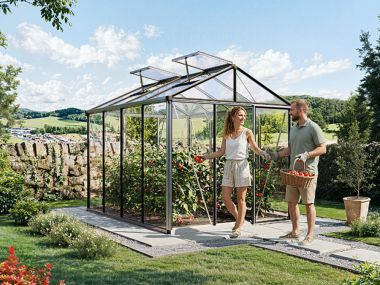 Gewächshaus Mistral 4 - GLAS 4 MM