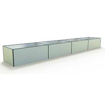Hochbeet Daniela 771-Aluminium Natur-Breite: 99 cm
