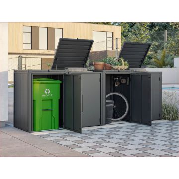 Mülltonnenbox Greta-4er-Set