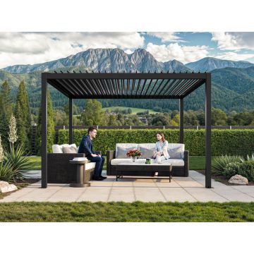 Pergola 350 x 350 cm - Anthrazit