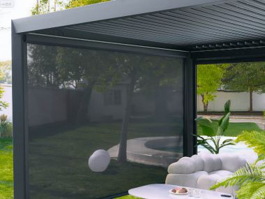 Seitenmarkise für Seitenwandlänge 400 cm (1 Stk.)