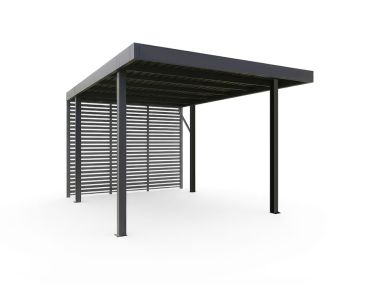 Lamellenwand 88 - für Wand 310 cm