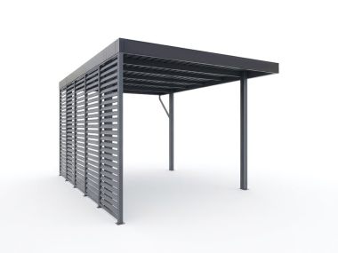 Lamellenwand 88 - für Wand 450 cm