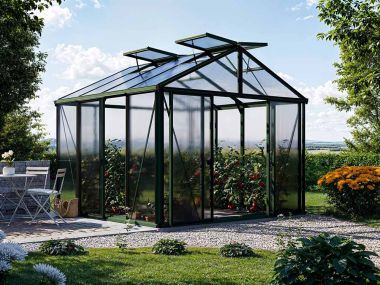 Gewächshaus Profi  ASTERIA 22 - Light - Standardfarbe Alumin