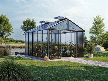 Gewächshaus Profi  ASTERIA 23 - Light - Standardfarbe Alumin