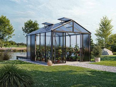 Gewächshaus Profi  ASTERIA 23 - Light - Standardfarbe Alumin