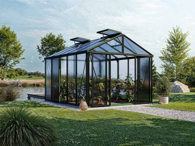 Gewächshaus Profi  ASTERIA 23 - Light - Standardfarbe Alumin