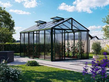 Gewächshaus ASTERIA 24 - Premium - Pulverbeschichtet