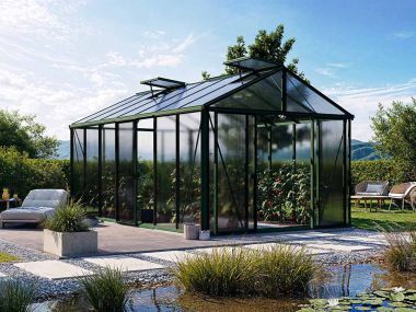 Gewächshaus ASTERIA 25 - Premium - Pulverbeschichtet