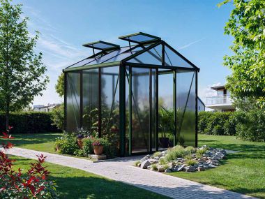 Gewächshaus DIAMAS 21 - Light - GRÜN, Set XL