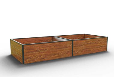 Hochbeet Halfsize 235 x 99-Holzoptik