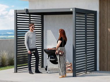 Lamellenwand 94 - für Wand 200 cm