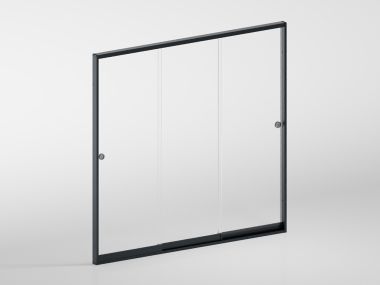 Glasschiebetüren rahmenlos - für Wand 250 cm