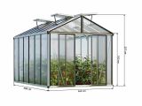 Gewächshaus HERA 6 STEG - PREMIUM-Standardfarbe Aluminium Natur-nein danke, kein Setangebot