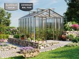 Gewächshaus HERA 6 STEG - PREMIUM-Standardfarbe Aluminium Natur-nein danke, kein Setangebot